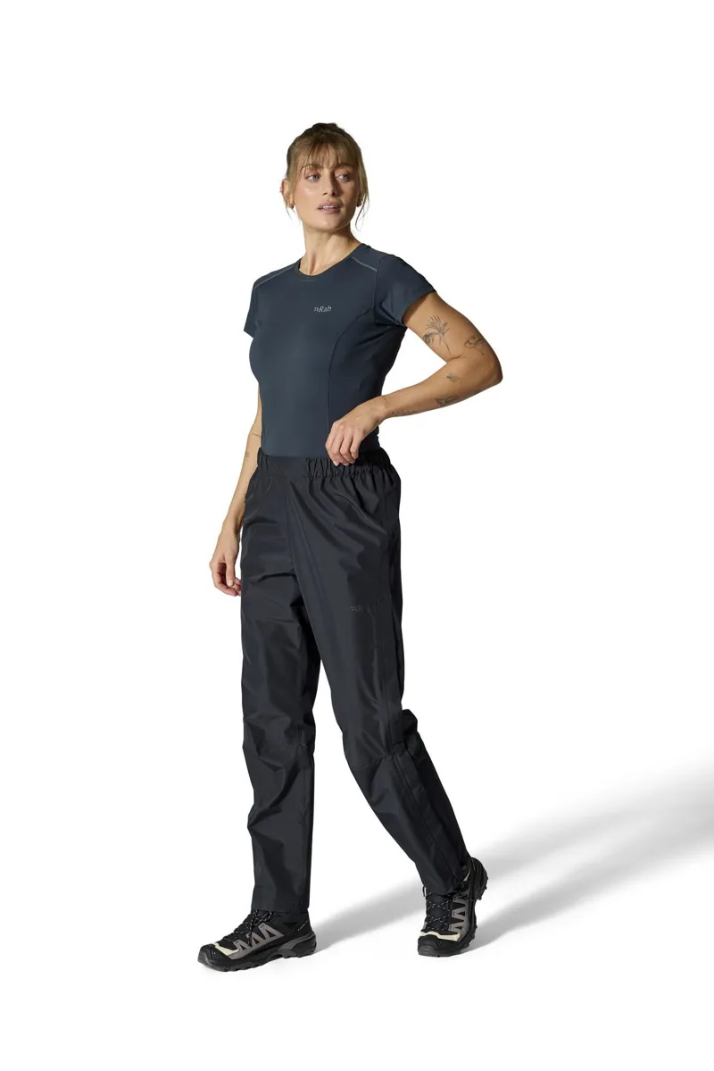 Rab Women's Downpour Waterproof Pants - Black-2