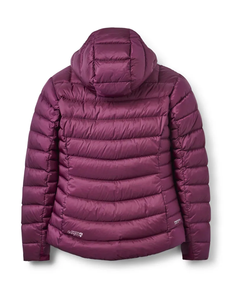 Rab Women's Electron Pro Hooded Down Jacket - Mulberry-1