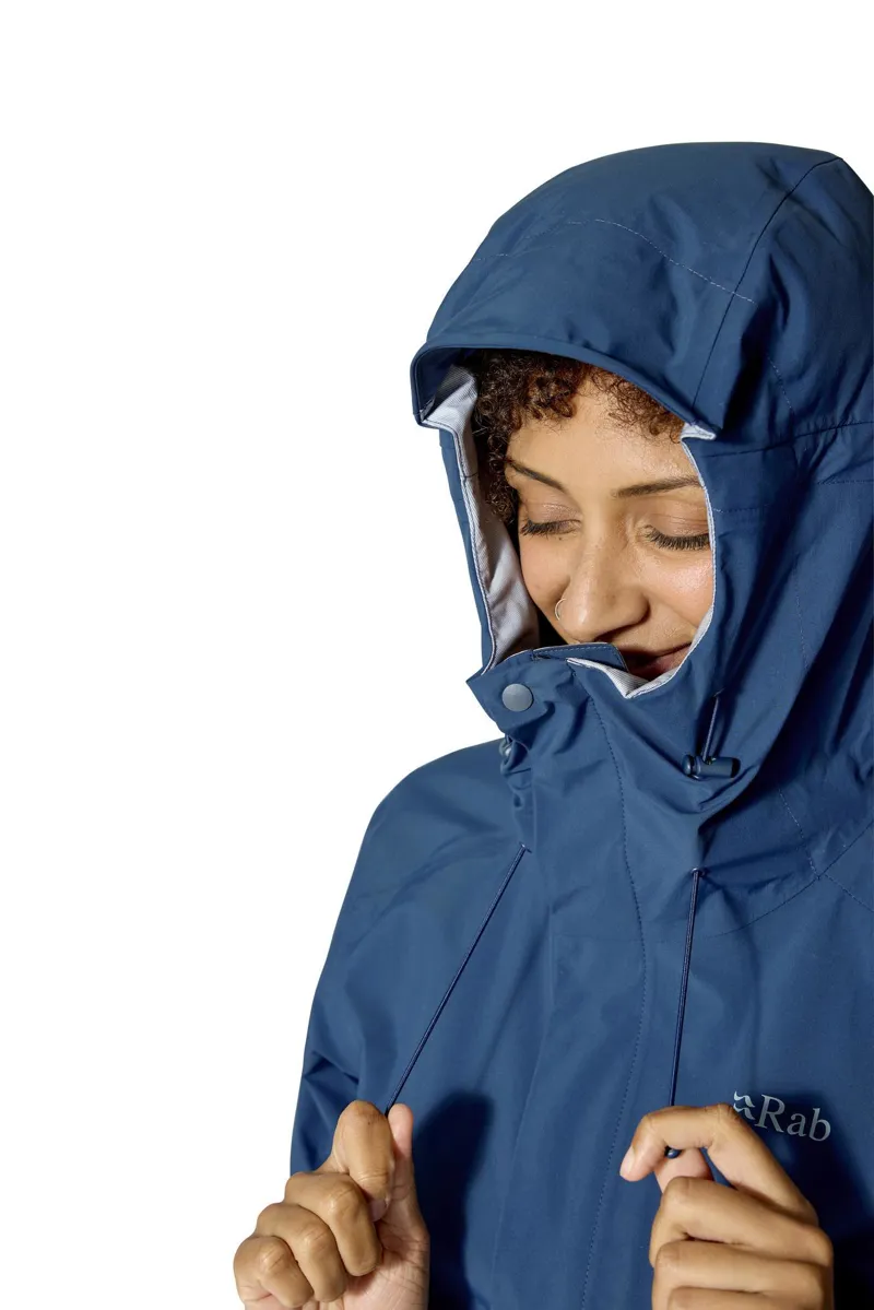 Rab Women's Firewall Waterproof Jacket - Tempest Blue-4