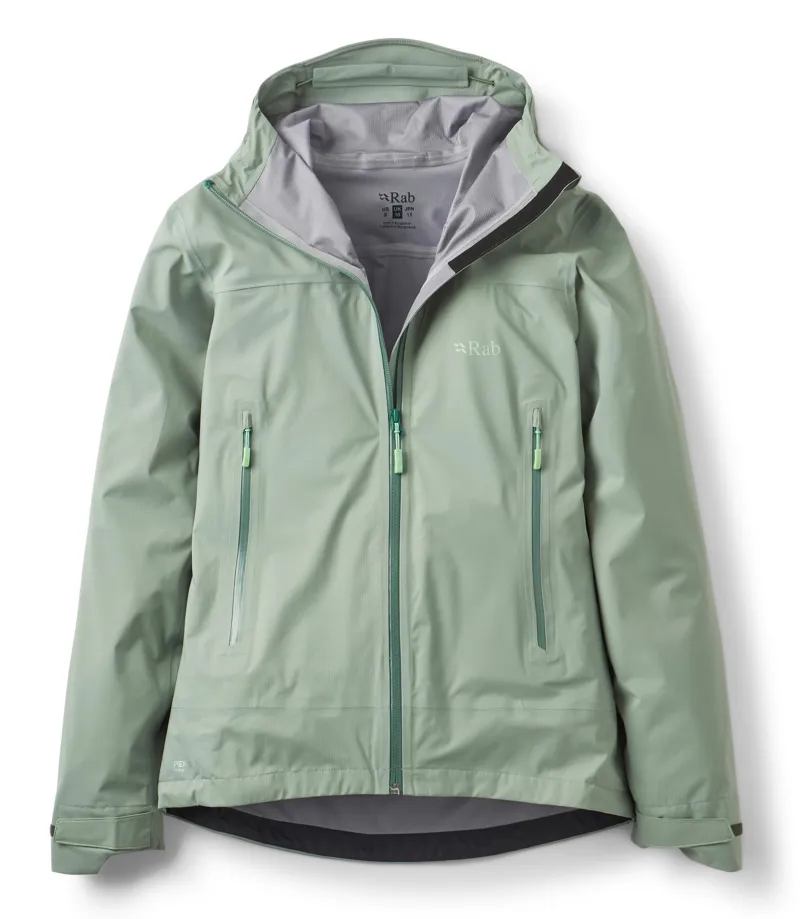 Rab Women's Firewall Light Waterproof Jacket - Dark Fig Green