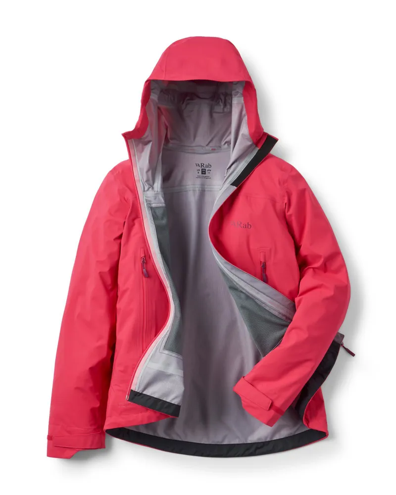 Rab Women's Firewall Light Waterproof Jacket - Watermelon-2
