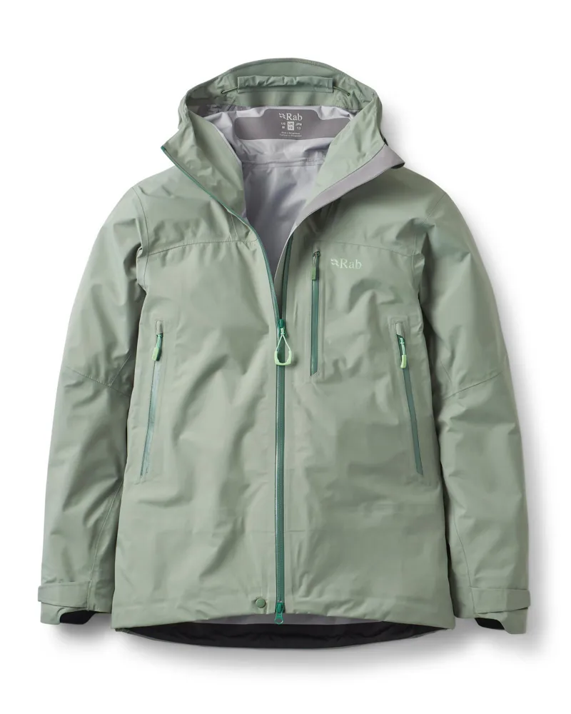 Rab Women's Firewall Mountain Waterproof Jacket - Dark Fig Green
