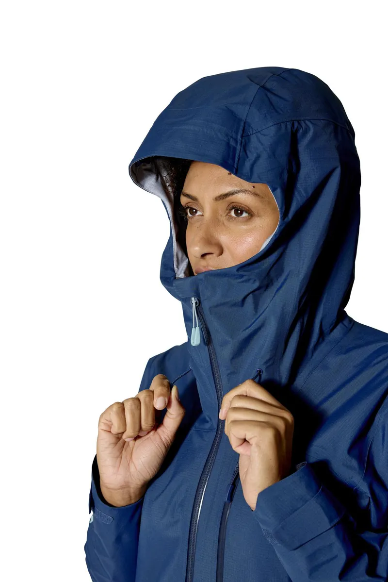 Rab Women's Firewall Mountain Waterproof Jacket - Tempest Blue-4