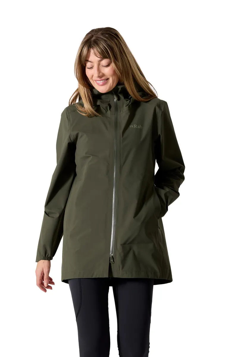 Rab Women's Firewall Waterproof Parka - Army-2