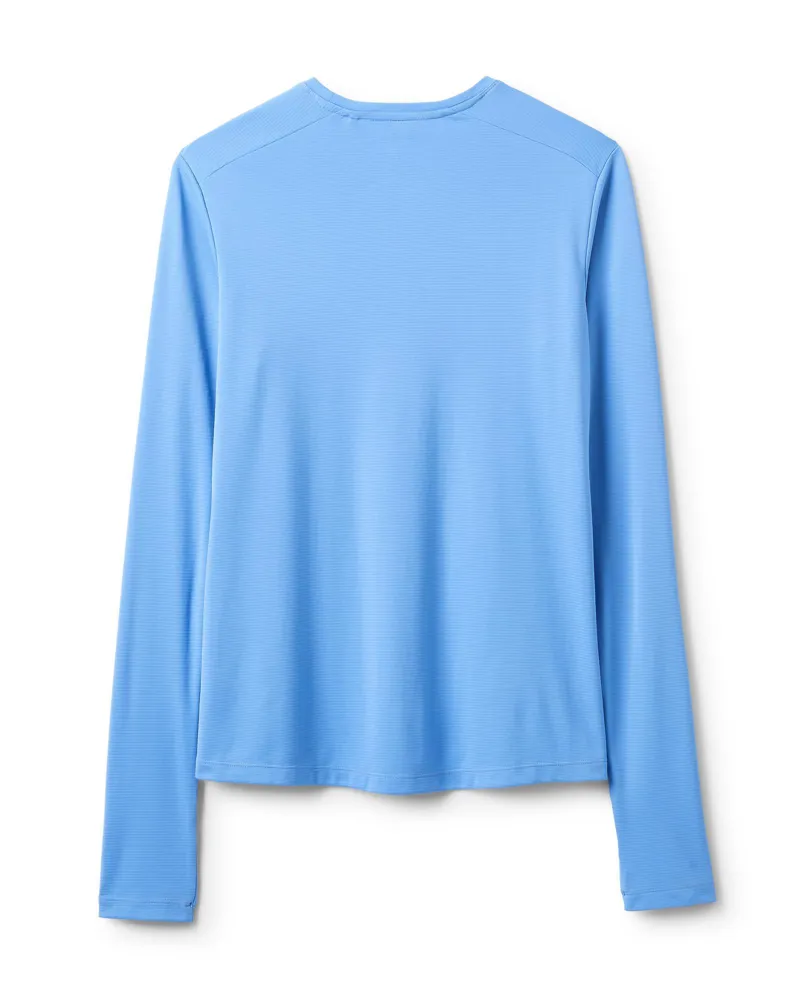 Rab Women's Force LS Tee - Bluebird-1