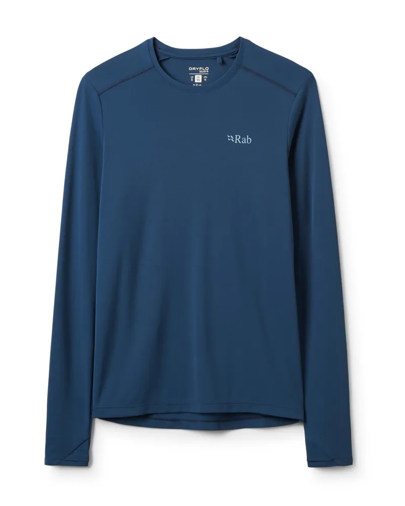 Rab Women's Force LS Tee - Tempest Blue