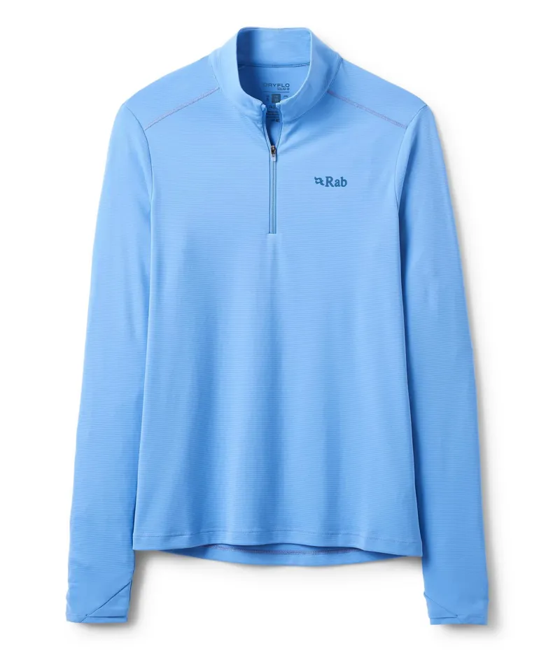 Rab Women's Force LS Zip - Bluebird