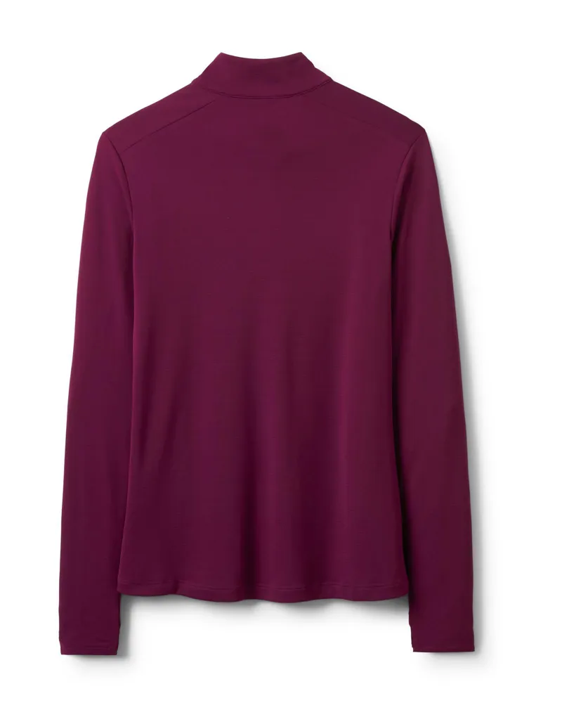 Rab Women's Force LS Zip - Mulberry-1
