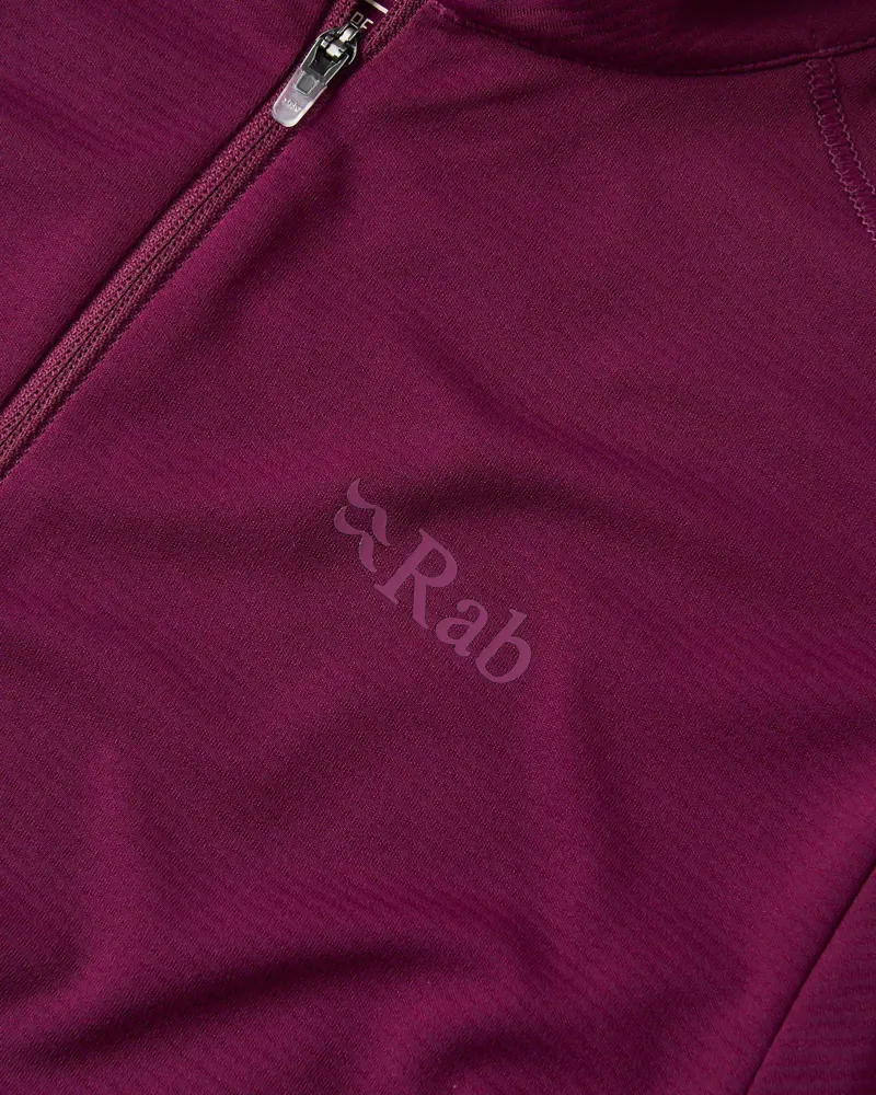 Rab Women's Force LS Zip - Mulberry-2