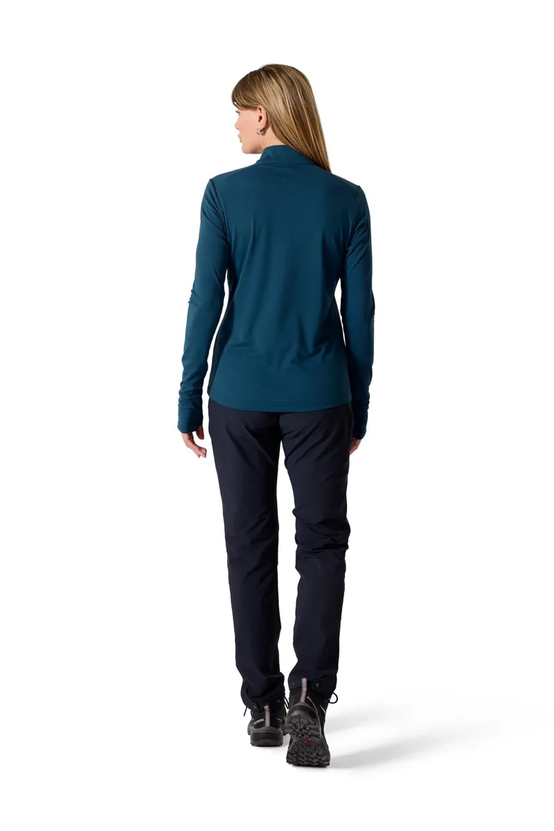 Rab Women's Force LS Zip - Tempest Blue-4