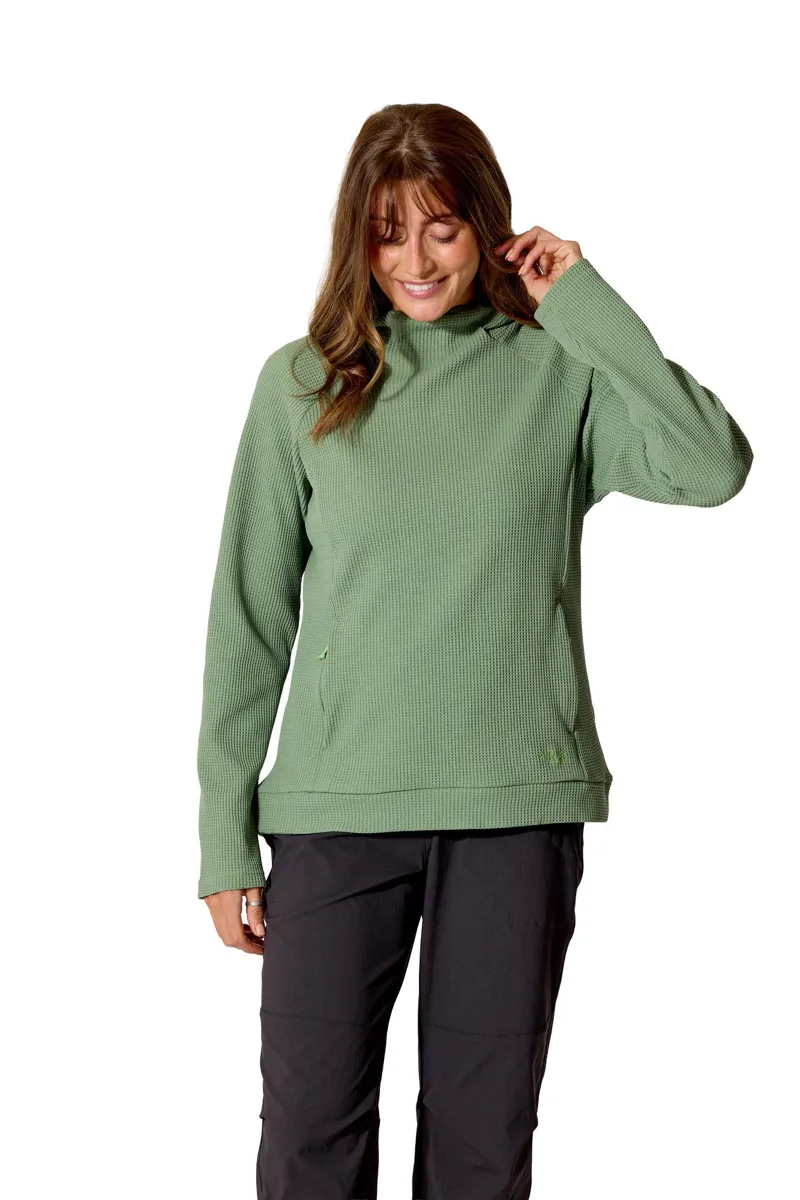 Rab Women's Hepton Pullover Hoody - Dark Fig Green-3