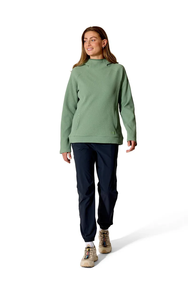 Rab Women's Hepton Pullover Hoody - Dark Fig Green-4
