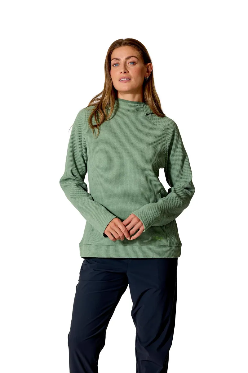 Rab Women's Hepton Pullover Hoody - Dark Fig Green-2