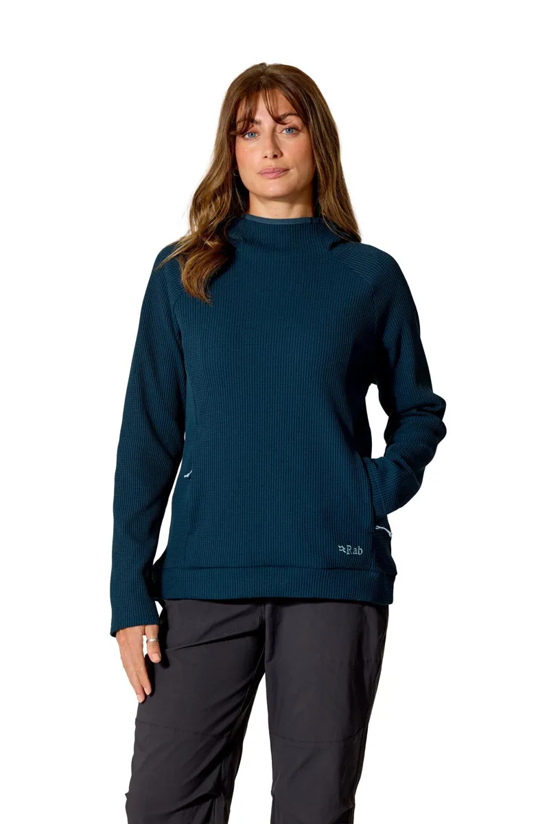 Rab Women's Hepton Pullover Hoody - Tempest Blue-2