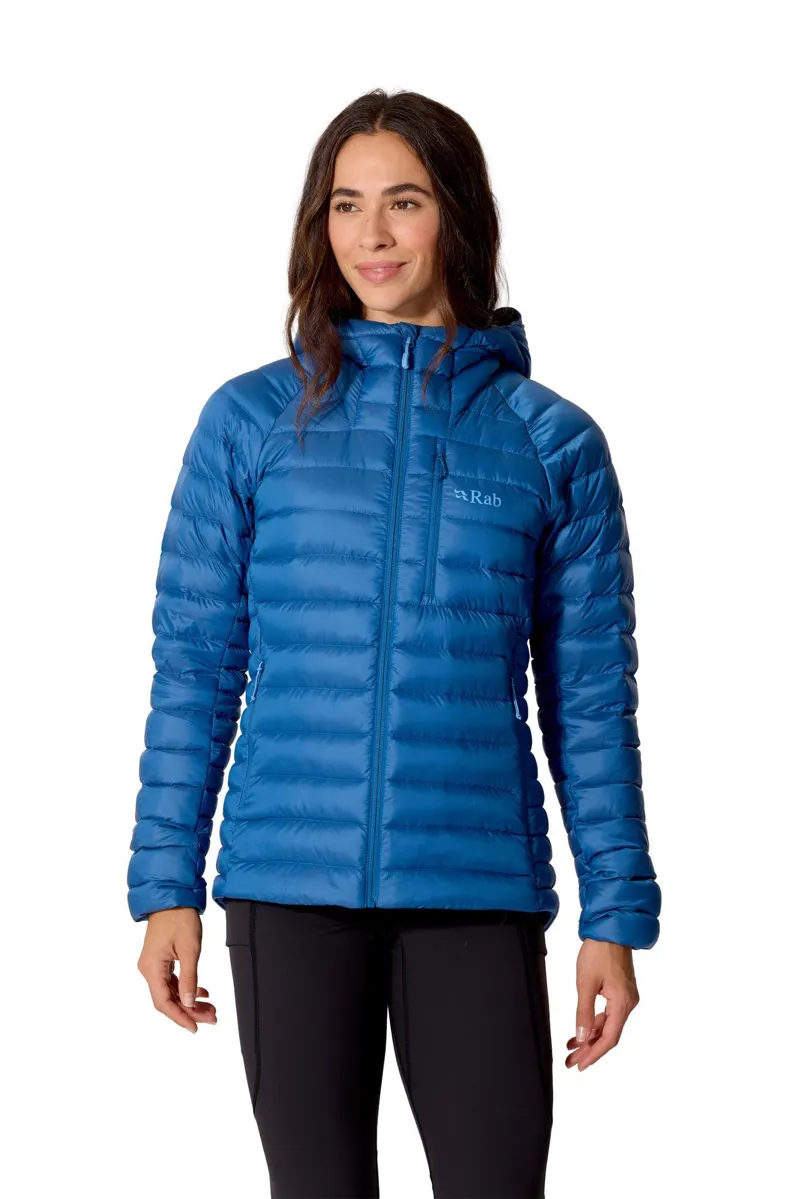 Rab Women's Microlight Alpine Down Jacket - Dark Bluebird-2