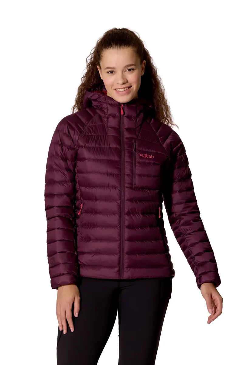 Rab Women's Microlight Alpine Down Jacket - Mulberry-2