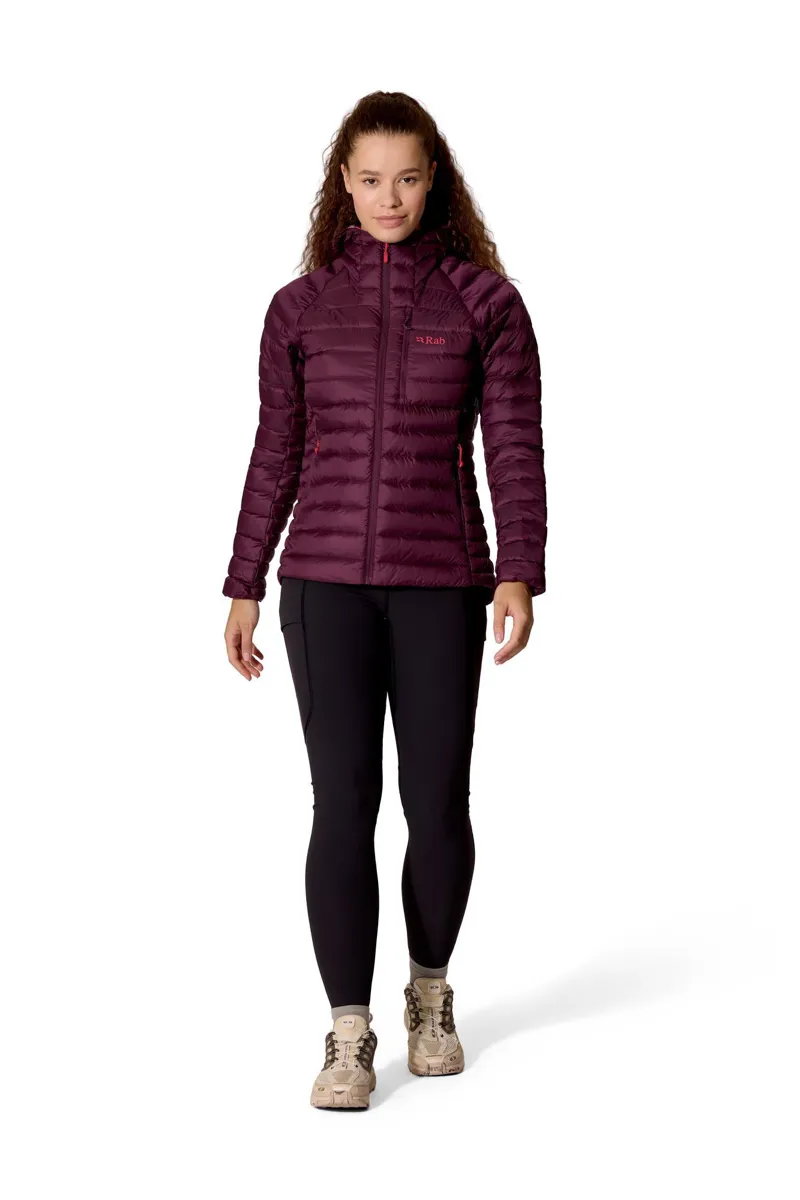 Rab Women's Microlight Alpine Down Jacket - Mulberry-3