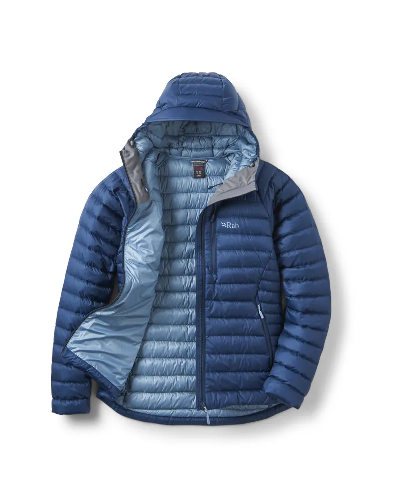 Rab Women's Microlight Alpine Down Jacket - Tempest Blue-2