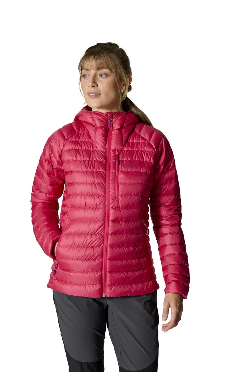Rab Women's Microlight Alpine Down Jacket - Watermelon-2