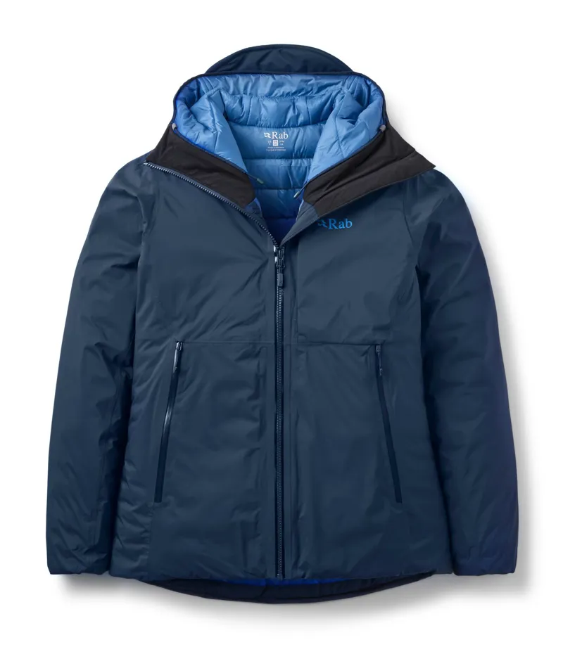 Rab Women's Microlight Shield Waterproof Down Jacket - Galaxy Blue