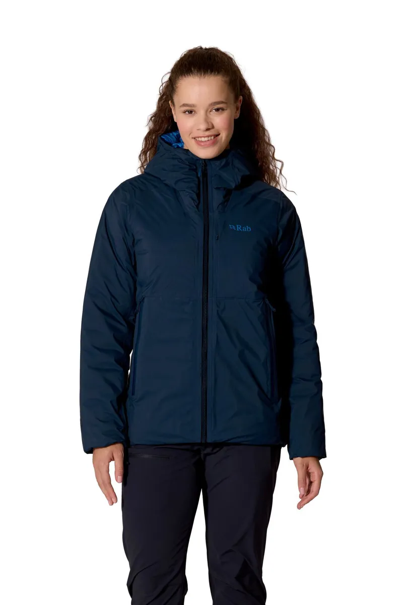Rab Women's Microlight Shield Waterproof Down Jacket - Galaxy Blue-2