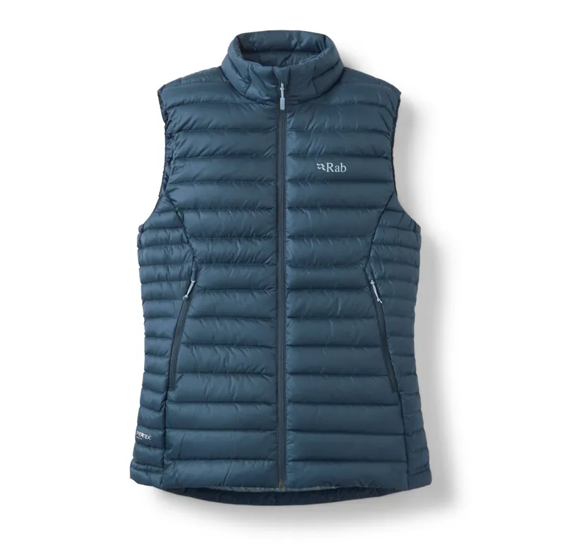 Rab Women's Microlight Down Vest - Tempest Blue