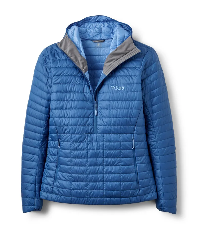 Rab Women's Microlighter Pullover Down Jacket - Dark Bluebird
