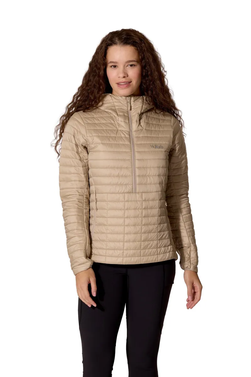 Rab Women's Microlighter Pullover Down Jacket - Dark Pebble-2