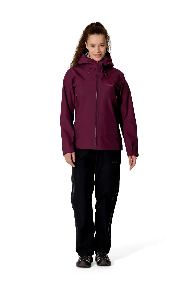 Rab Women's Namche Gore-Tex Waterproof Jacket - Mulberry-3