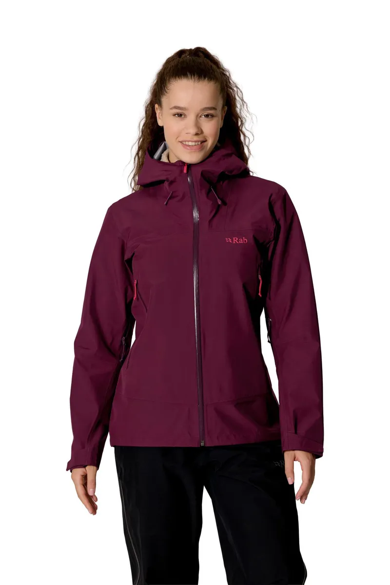 Rab Women's Namche Gore-Tex Waterproof Jacket - Mulberry-2