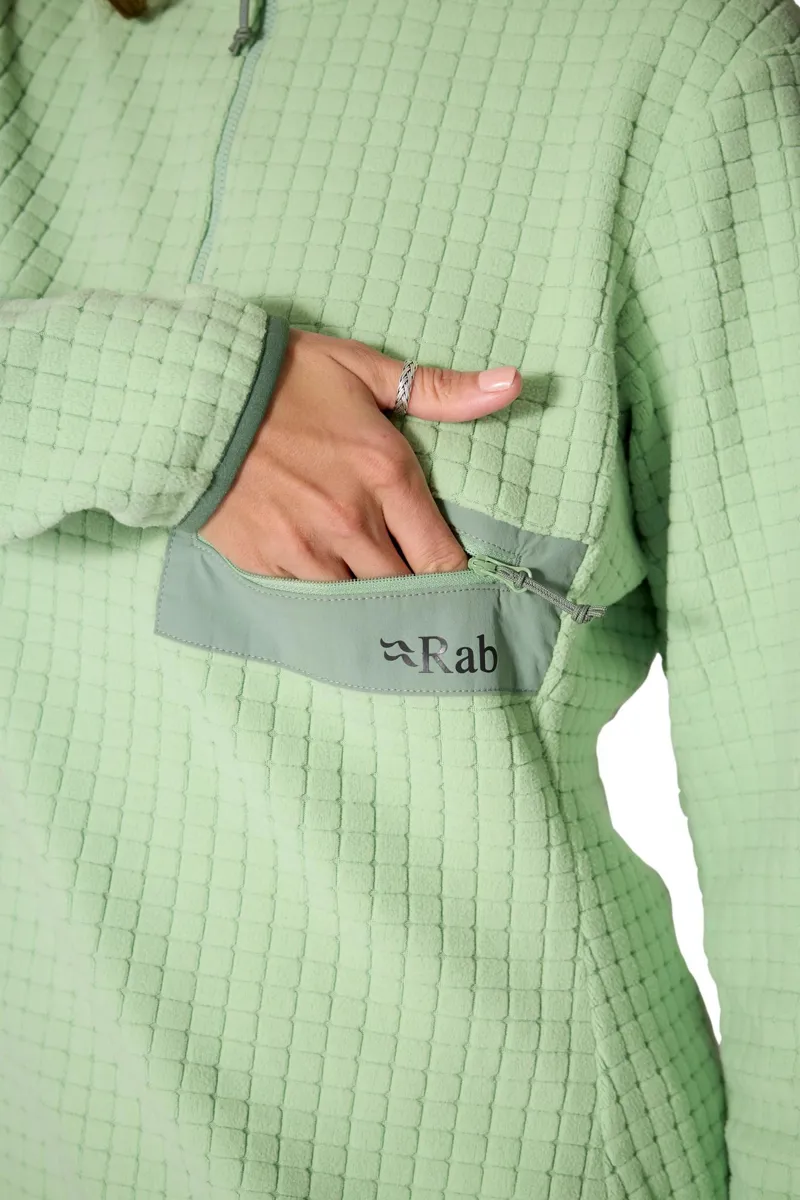 Rab Women's Ramshaw Pull-On Fleece - Fig Green-3