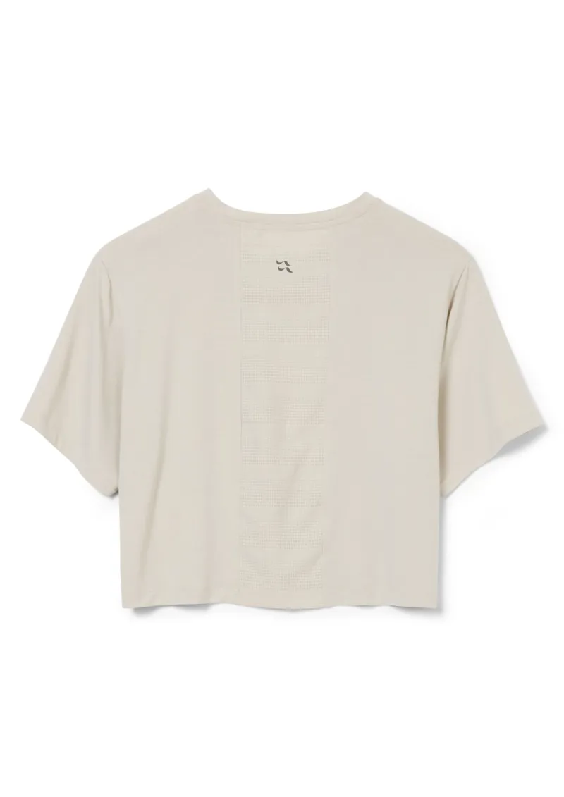 Rab Women's Rivelin Crop Tee - Pebble-1