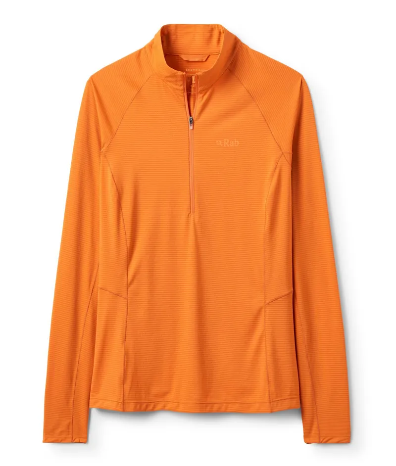 Rab Women's Sonic LS Zip - Dark Melba