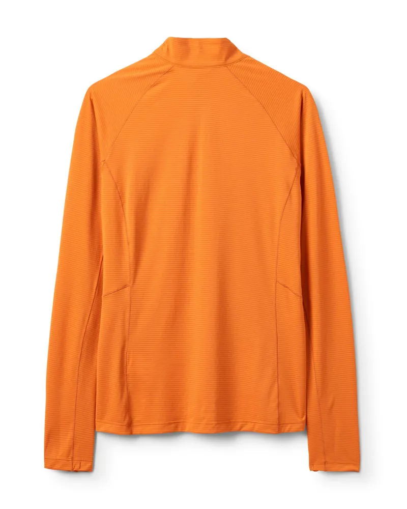 Rab Women's Sonic LS Zip - Dark Melba-1