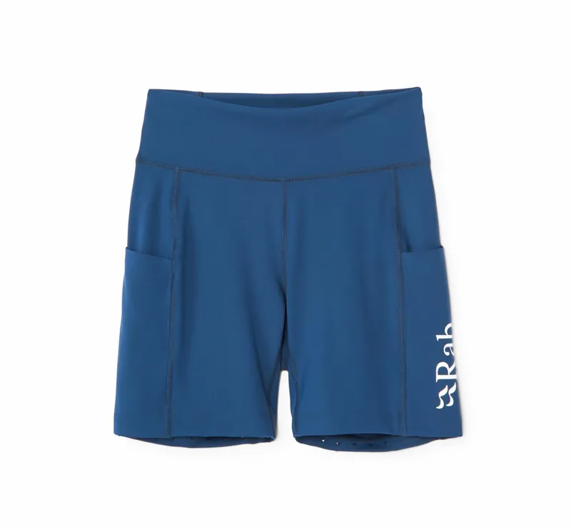 Rab Women's Talus Tight Running Shorts - Tempest Blue