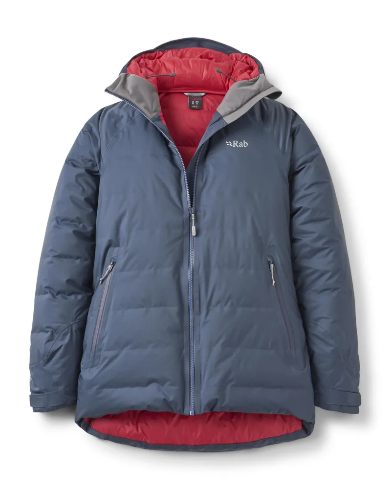 Rab Women's Valiance Waterproof Down Jacket - Steel