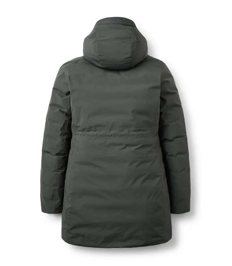 Rab Women's Valiance Waterproof Down Parka - Dark Army-1