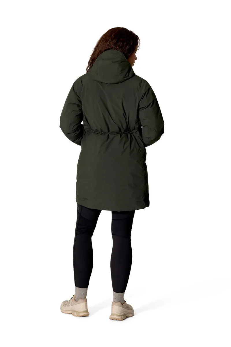 Rab Women's Valiance Waterproof Down Parka - Dark Army-5