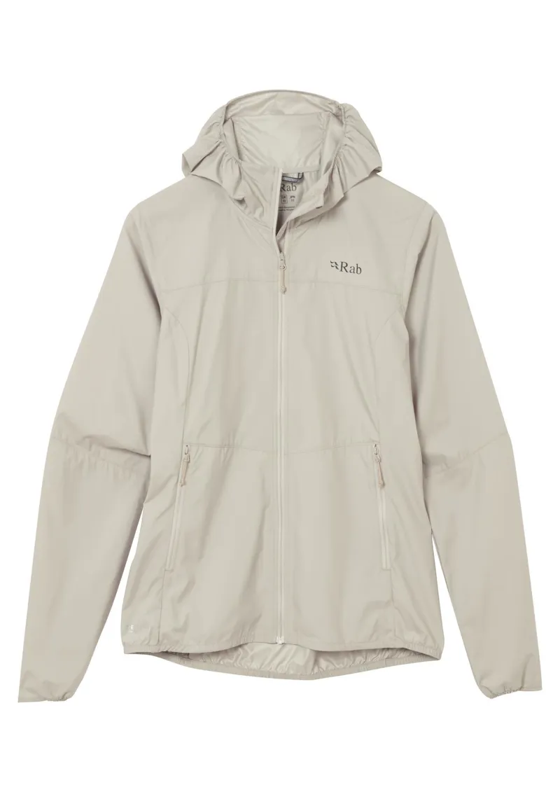 Rab Women's Windgather Hooded Jacket - Pebble