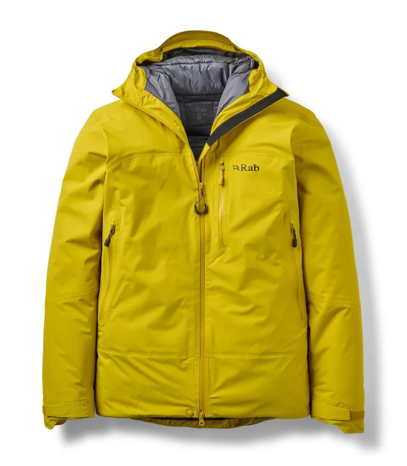 Rab Men's Xenon Shield Waterproof Insulated Jacket - Dark Pollen
