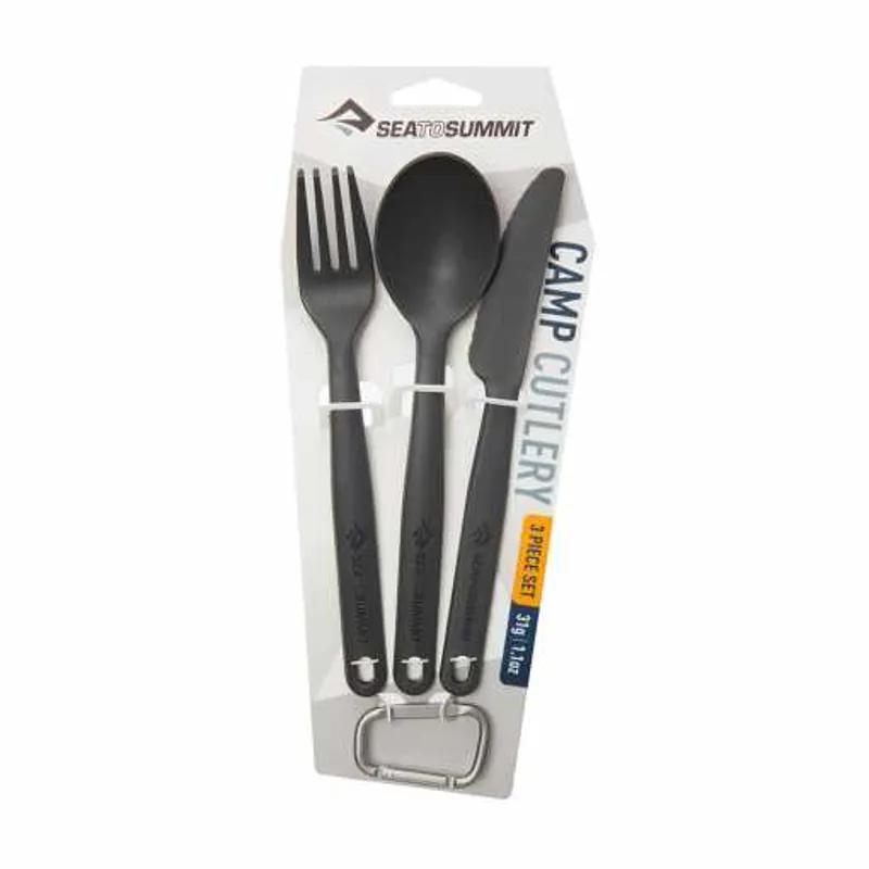 Sea to Summit Camp Cutlery Set - Charcoal