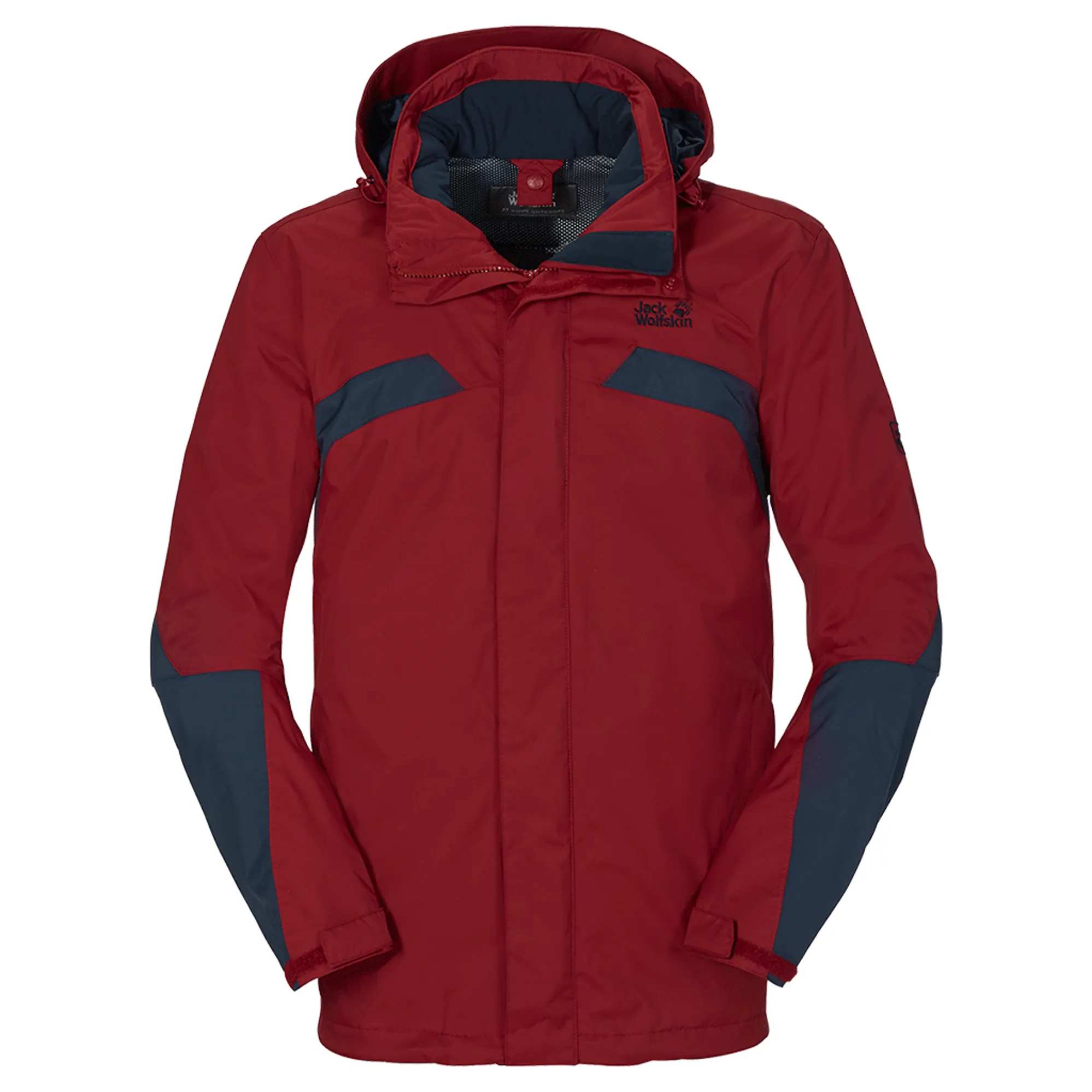 Jack Wolfskin Mens Topaz II Jacket Dried Tomato