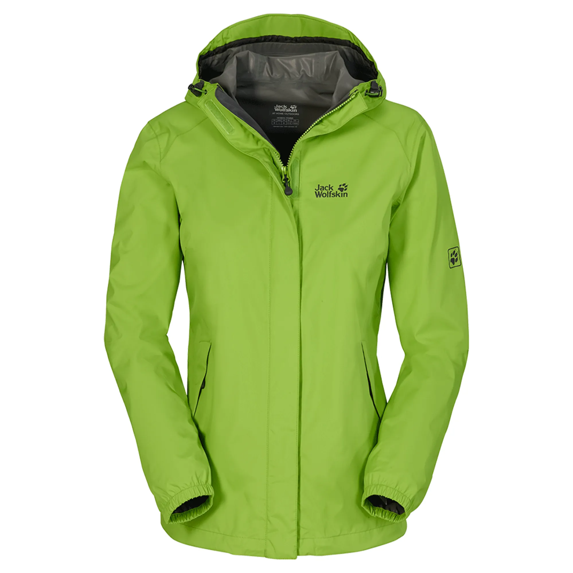 Jack Wolfskin Womens Cloudburst Jacket Parrot Green