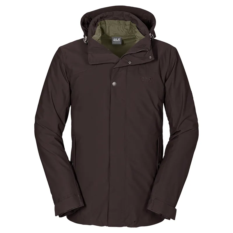 Jack Wolfskin Mens Vernon Texapore Jacket - Ground