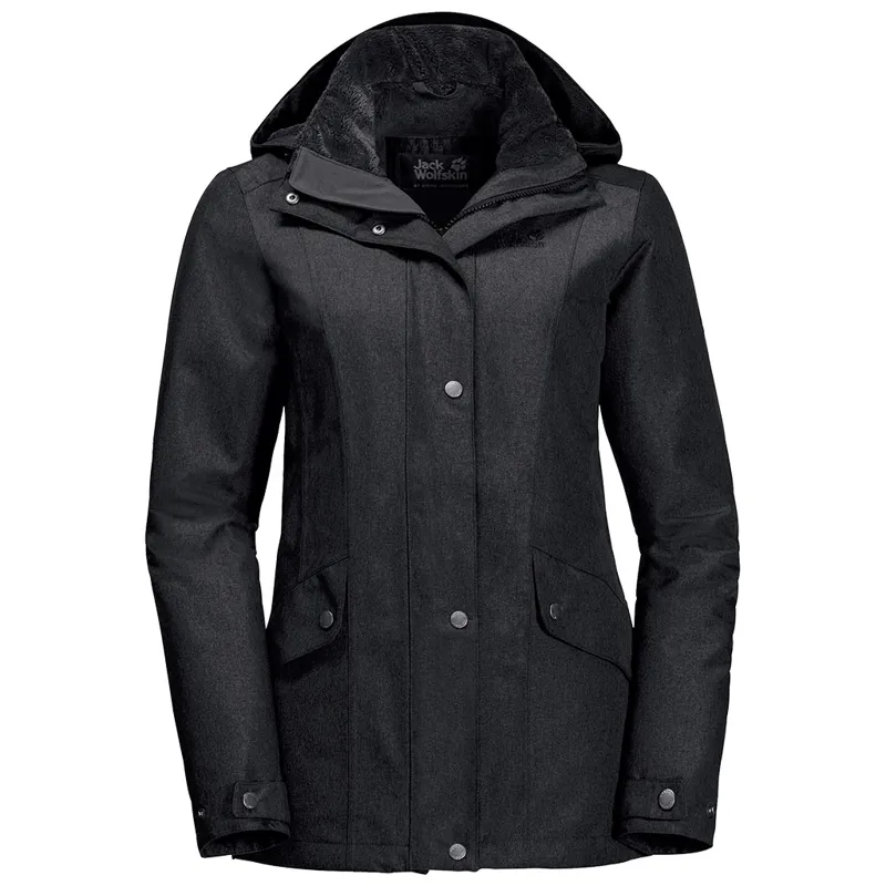 Jack Wolfskin Women's Park Avenue Jacket - Black