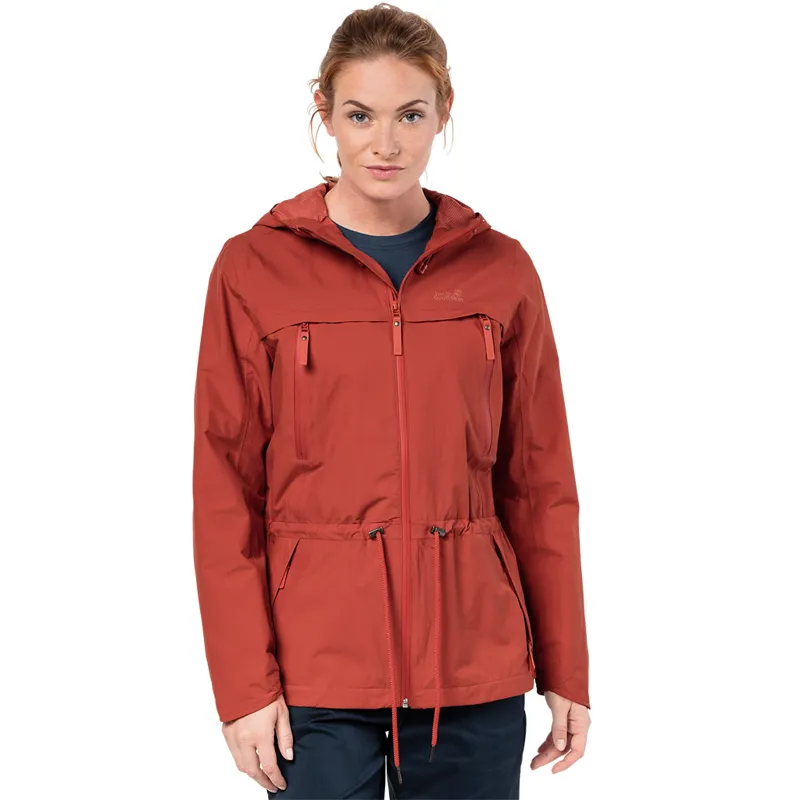Jack Wolfskin Womens Fairview Jacket - Volcano Red-1