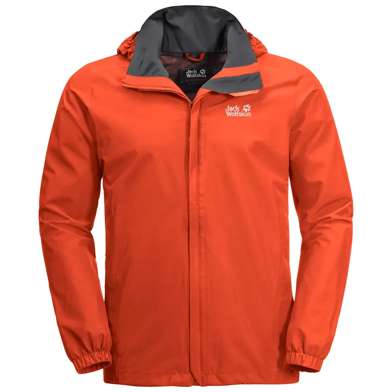 Jack Wolfskin Mens Stormy Point Jacket - Wild Brier