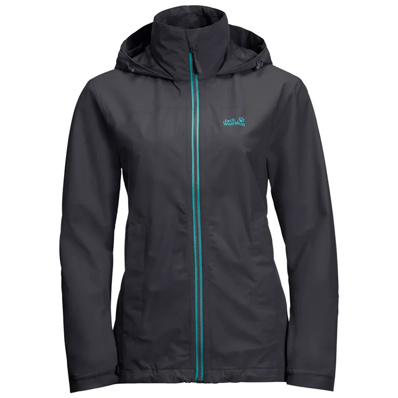 Jack Wolfskin Womens Evandale Jacket Ebony