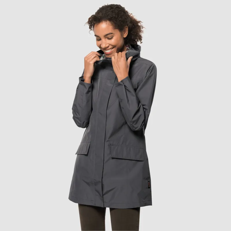 Jack Wolfskin Women's Cape York Paradise Coat - Asphalt-1