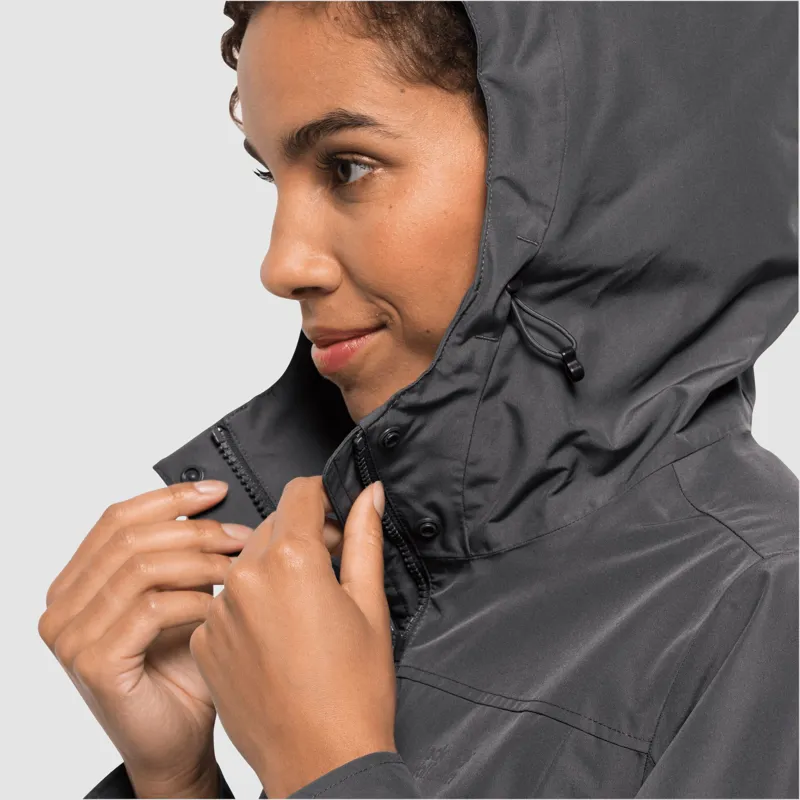 Jack Wolfskin Women's Cape York Paradise Coat - Asphalt-5